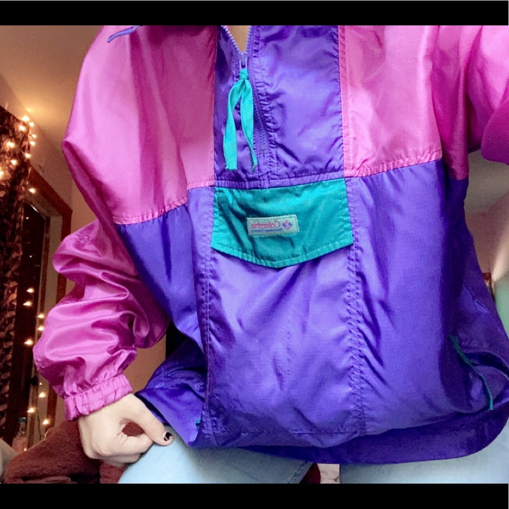 WOMENS VINTAGE 90s COLUMBIA WINDBREAKER🦋